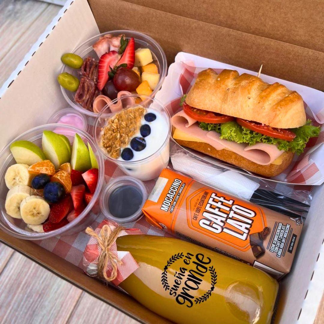 Box lunch individual para eventos