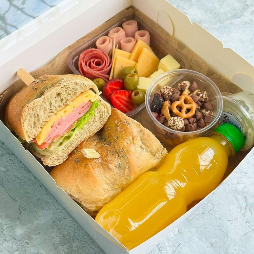 Box lunch para capacitación