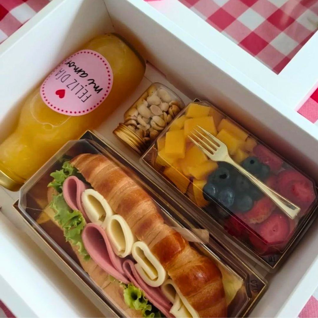 Box lunch con presentación cuidada