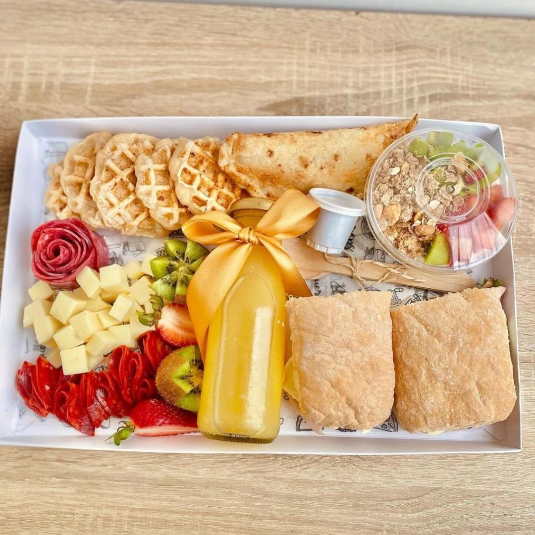 Alimentos individuales para eventos